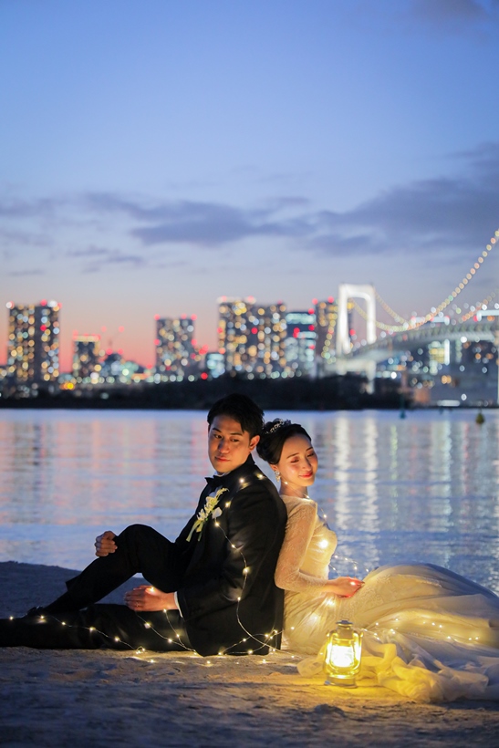 ワタベウェディング東京ベイフォトスタジオでフォトウェディング