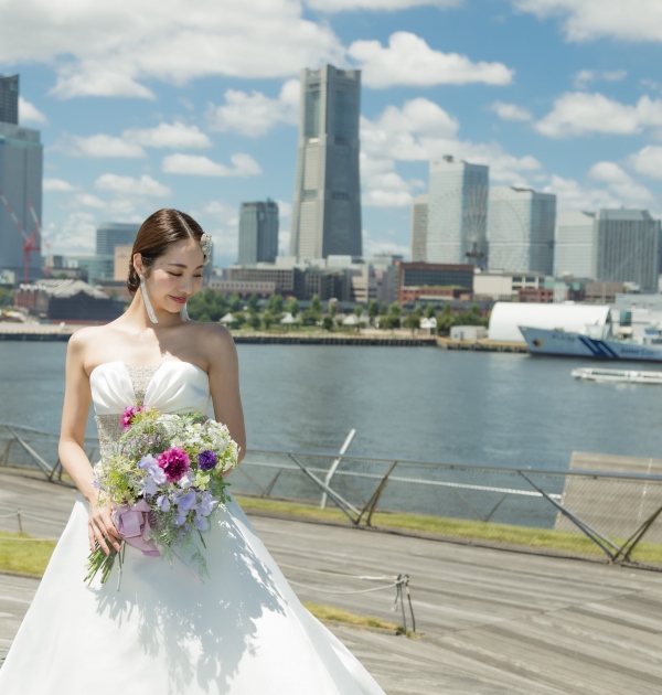 横浜ベイフォトスタジオでフォトウェディングを挙げた先輩カップルの体験レポート ワタベウェディング