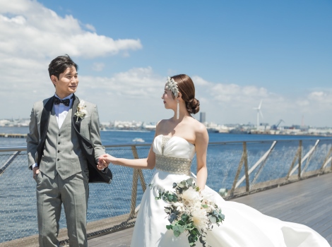 横浜ベイフォトスタジオでフォトウェディングを挙げた先輩カップルの体験レポート ワタベウェディング
