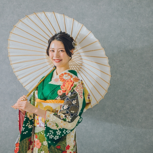 前撮り 成人式スタジオ撮影