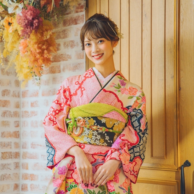 前撮り 成人式スタジオ撮影