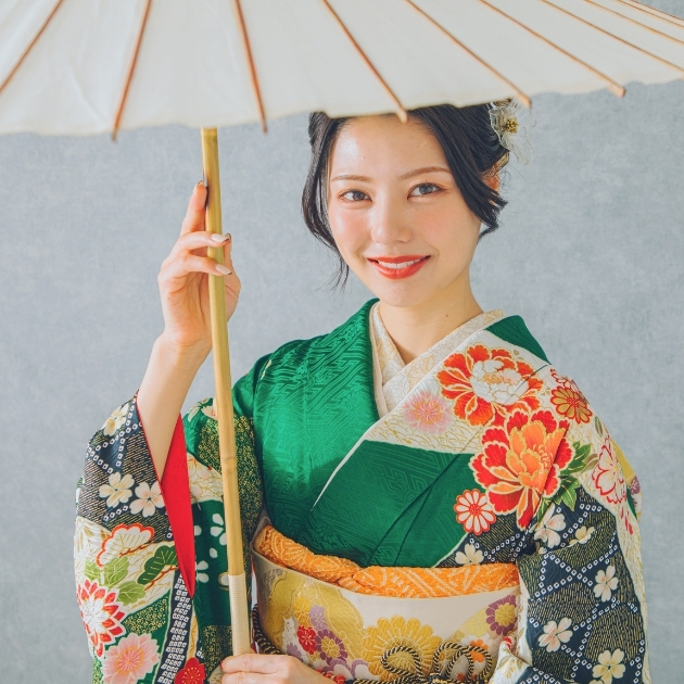 前撮り 成人式スタジオ撮影