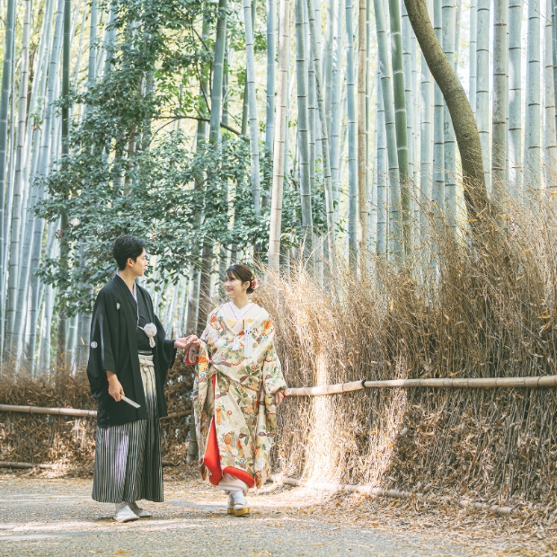 前撮り 嵐山散策フォト データプラン