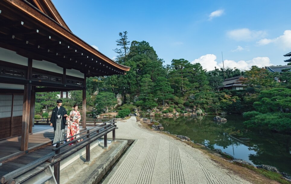仁和寺 前撮り 和装