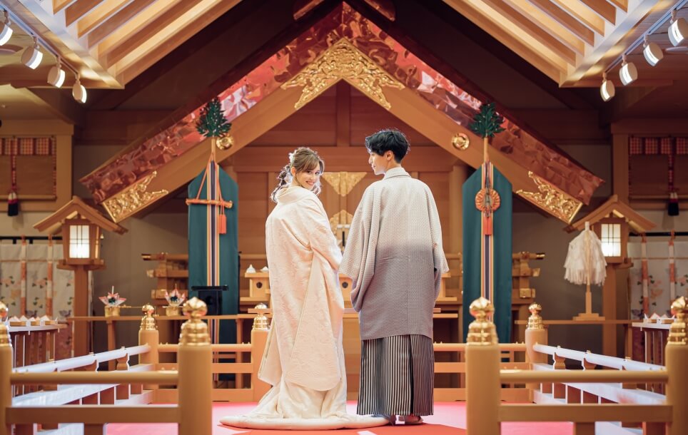 名古屋 前撮り 和装 神殿