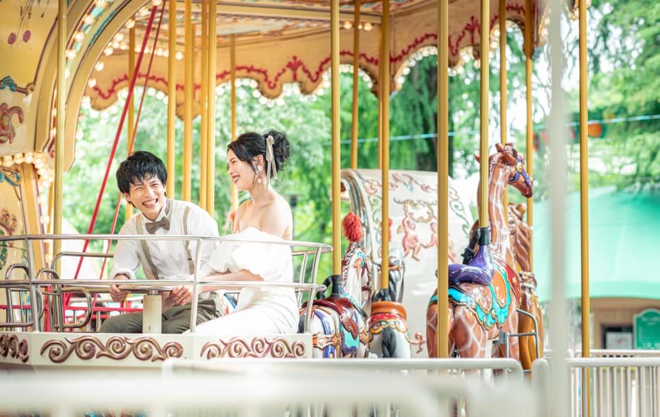 熊本市動植物園 前撮り ドレス