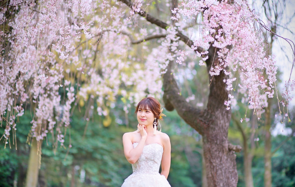 群馬の森 前撮り ドレス