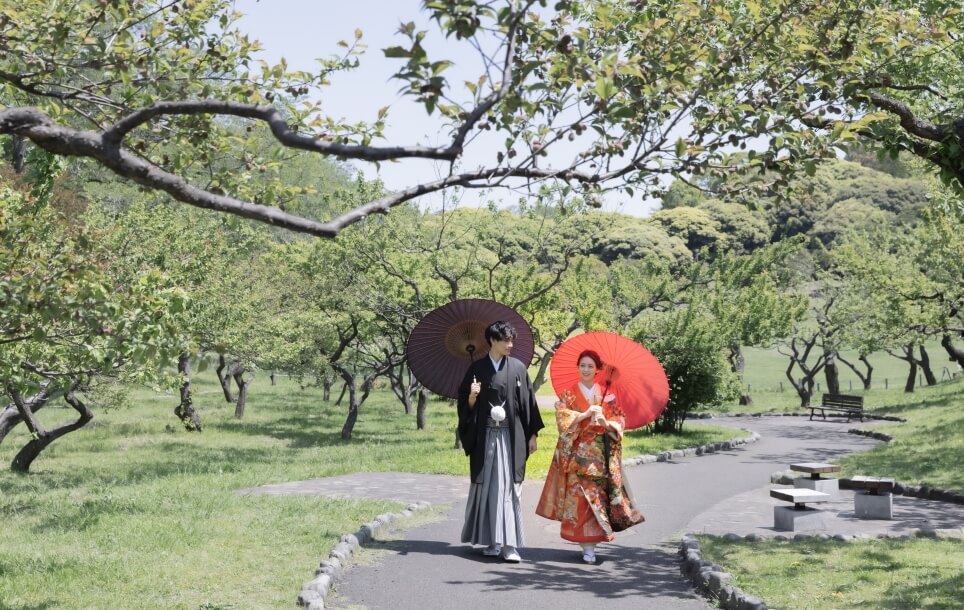 根岸森林公園 前撮り 和装