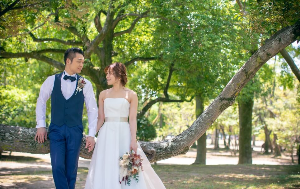 岡山県総合グラウンド 前撮り ドレス