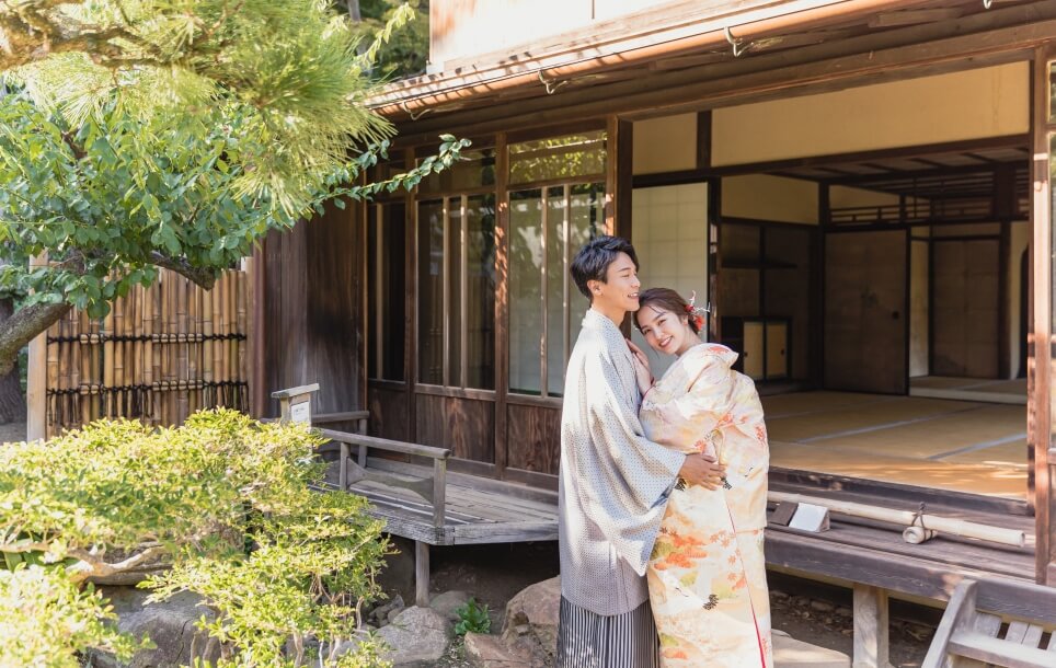 三渓園 前撮り 和装