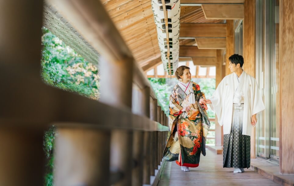 神道山 前撮り 和装