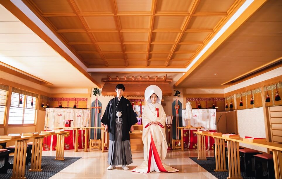 新前橋 前撮り 和装 神殿