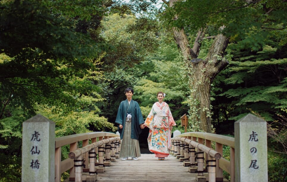 徳川園 前撮り 和装
