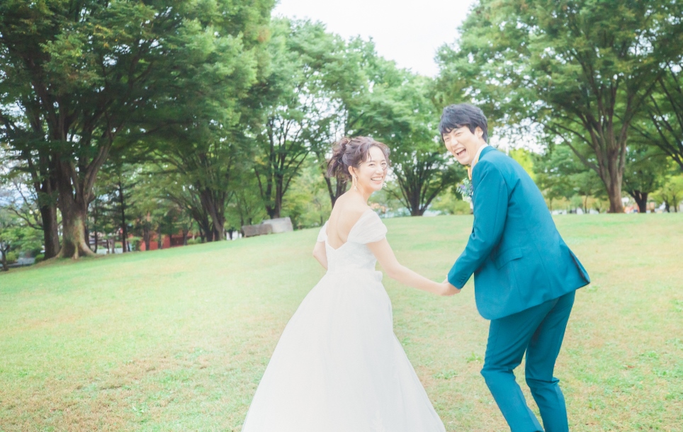 若里公園 前撮り ドレス