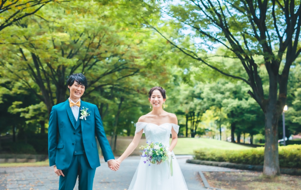 若里公園 前撮り ドレス