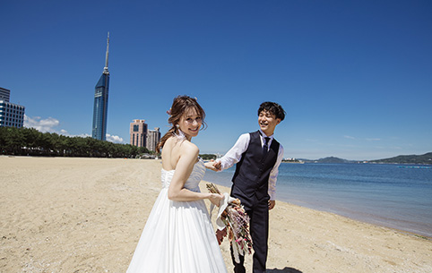 福岡フォトスタジオ 前撮り フォトウェディング 結婚写真なら ワタベウェディング