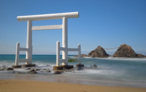 写真:海の中道海浜公園、桜井二見ヶ浦（糸島）、パームビーチ（天使の羽）、ジハングンフォトプラン