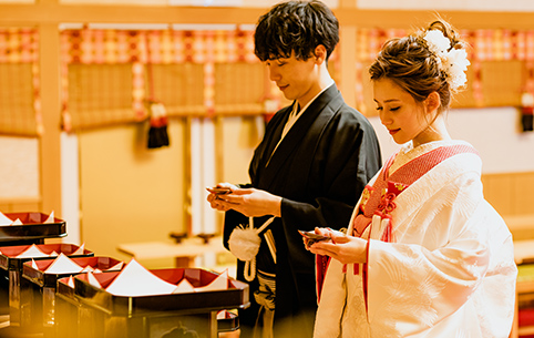 広島 前撮り 和装 神殿