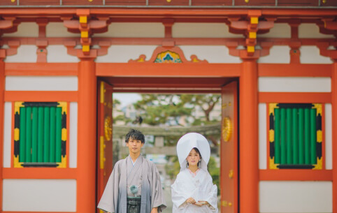 藤崎八幡宮 前撮り 和装
