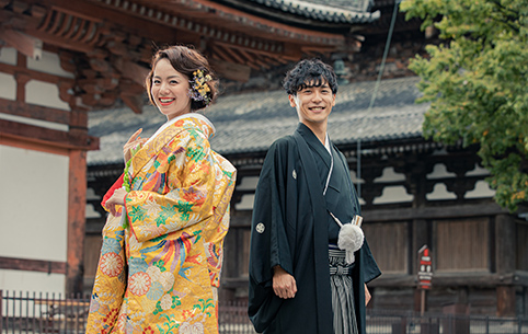 東寺 前撮り 和装