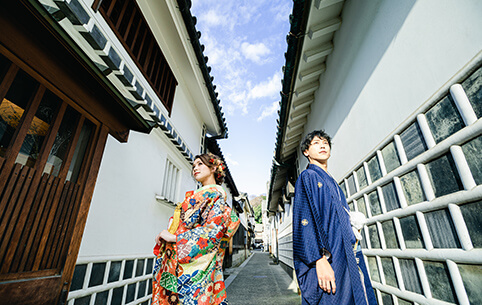 倉敷美観地区 前撮り 和装