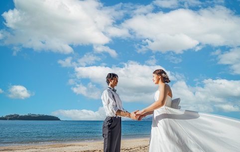 写真:【沖縄本島】喜瀬ビーチフォトプラン（データプラン）