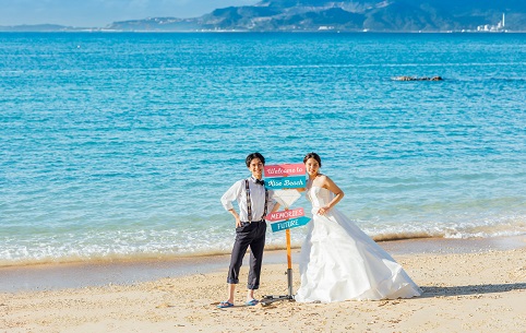 写真:【沖縄本島】喜瀬ビーチフォトプラン（基本プラン）