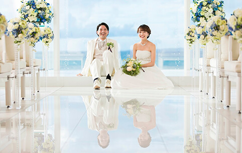 沖縄ロケーション 前撮り フォトウェディング 結婚写真なら ワタベウェディング