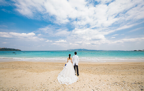 沖縄ロケーション 前撮り フォトウェディング 結婚写真なら ワタベウェディング