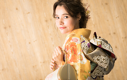 写真:成人式スタジオ撮影