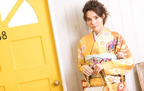 写真:成人式スタジオ撮影