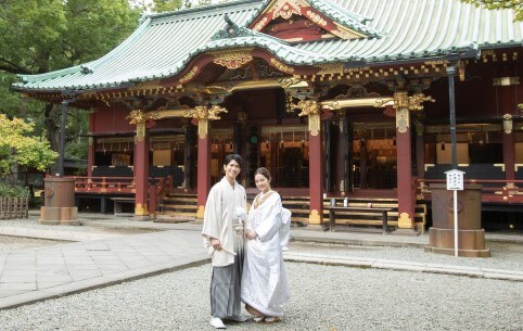 根津神社 前撮り 和装