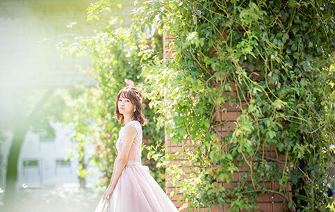 山下公園 前撮り ドレス