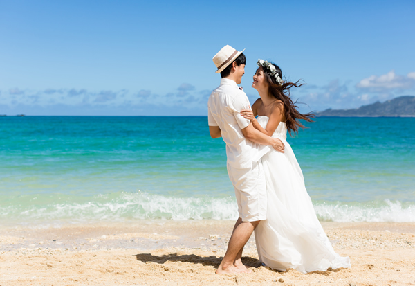 写真: 喜瀬ビーチ