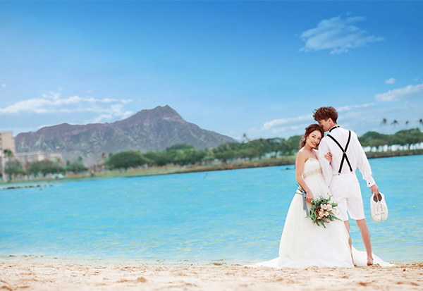 写真: ワイキキ周辺ビーチ