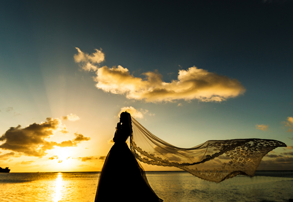 写真: グアムビーチ（サンセット）