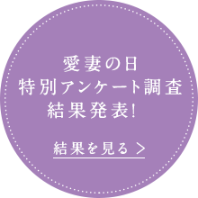 愛妻の日特別アンケート調査結果発表！