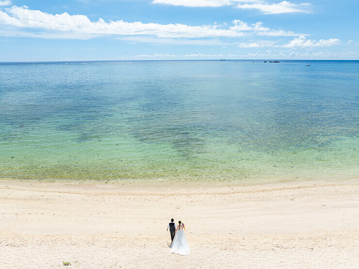 ドローン撮影の写真