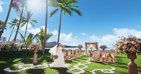 ロイヤル ハワイアン ウェディング