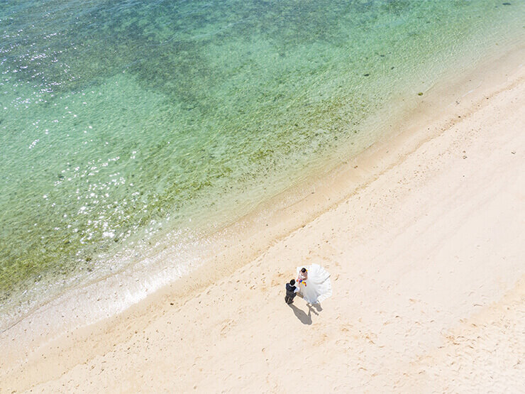 ドローン撮影の写真