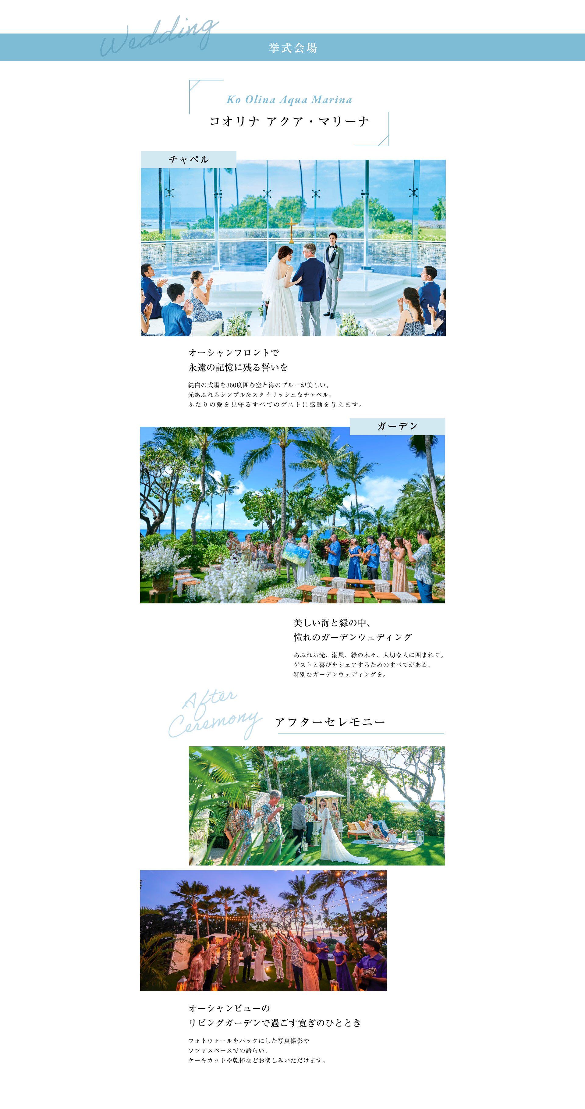 ハワイウェディングは ワタベウェディング 60万組以上の実績