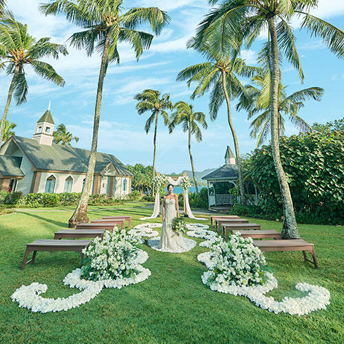 写真:人気のガーデンウェディング