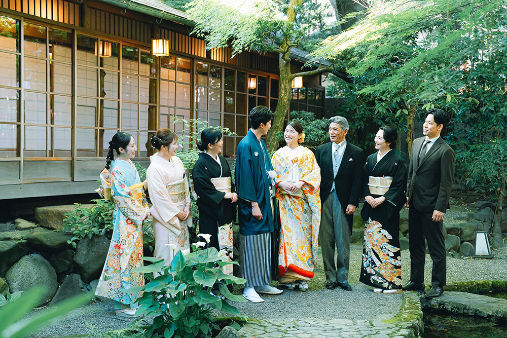 京都和婚で親に晴れ姿を見せる