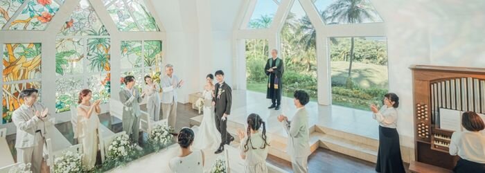 リゾート挙式中の画像