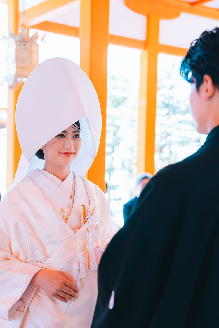 歴史ある京都での挙式白無垢
