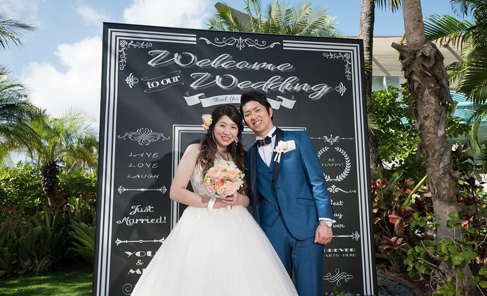 写真:小さいころからの夢だったハワイウェディング